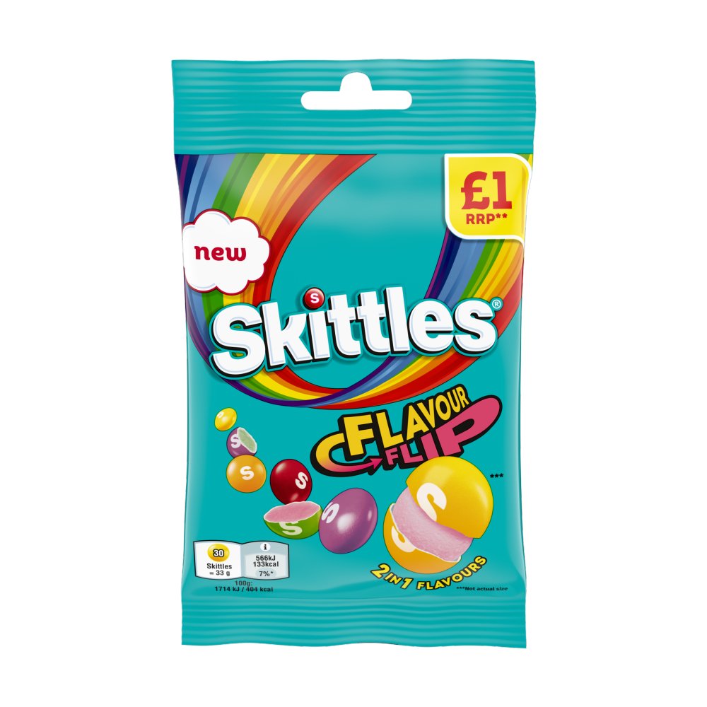 SKITTLES FLAVORS FLIP (14x109g) £1 NEW
