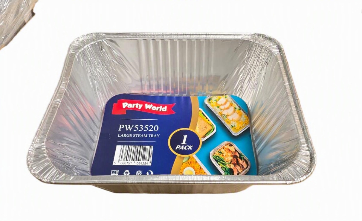 Z FOIL LARGE STEAM TRAY (50 X 1) PW 53520