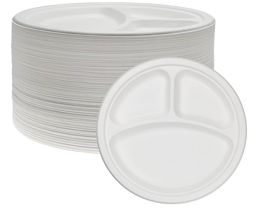 Z PLATES PLASTIC 3 COMPARTMENT REUSABLE (50X10) PWT013