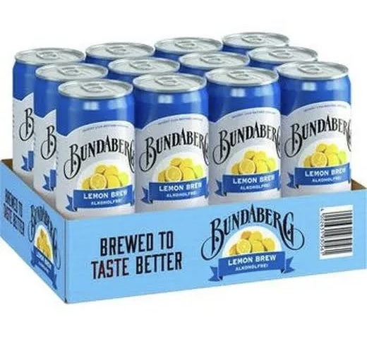 BUNDABERG TRADITIONAL LEMONADE (250ml x24) BLUE