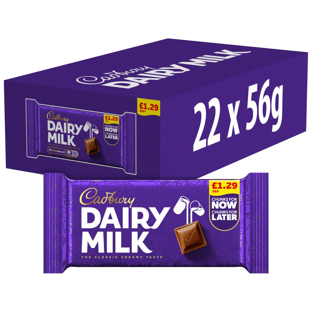 DAIRYMILK  ORIGINAL GRAB & GO (22x56g) £1.29 NEW
