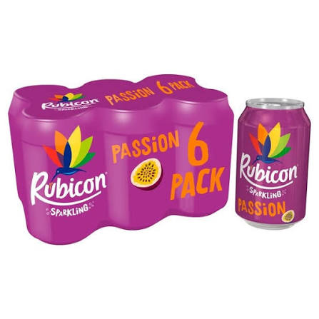 RUBICON MULTIPACK CAN PASSION (330ml x6X4)