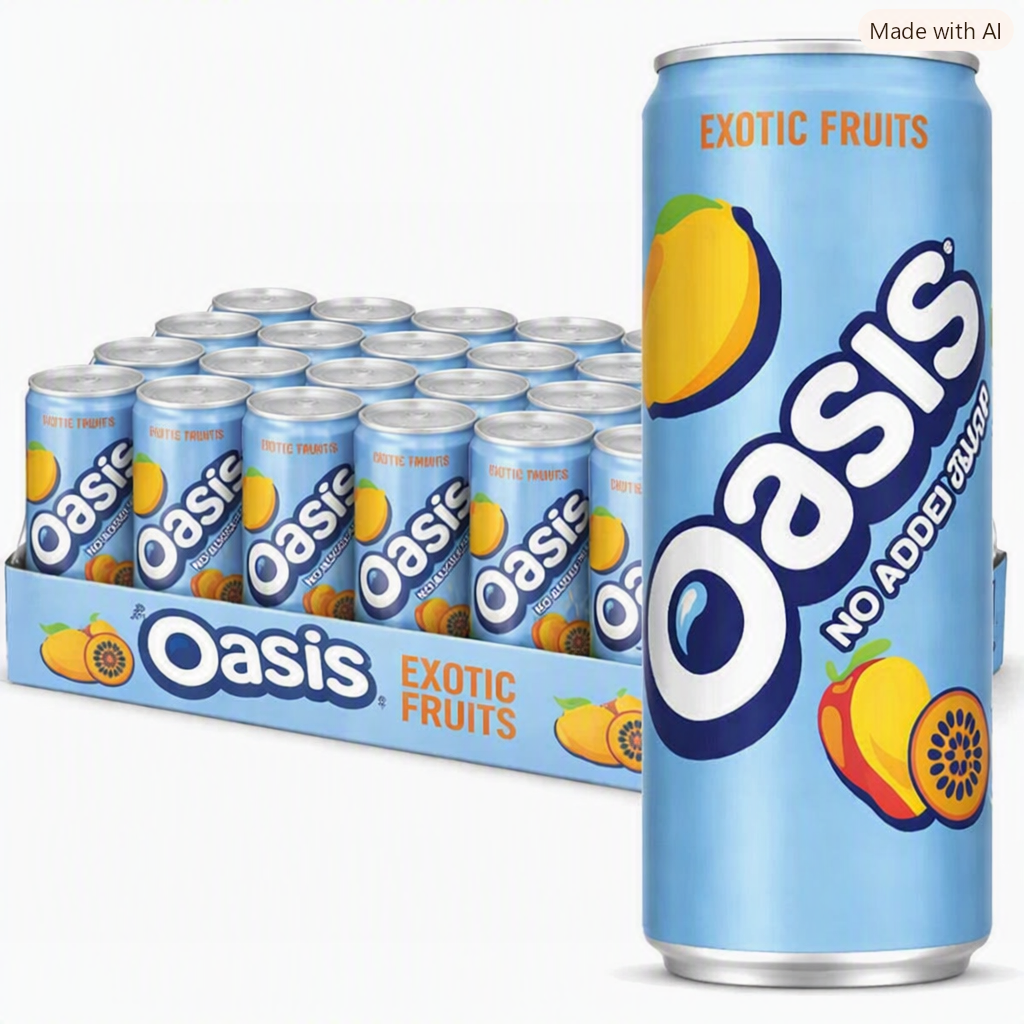 OASIS CAN EXOTIC FRUITS (330ml x 24) NP