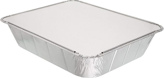 Z FOIL 5 PACK ROASTING TRAYS AND LIDS (5X12) PW7231 PARTY WORLD