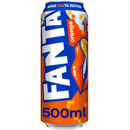 FANTA ORANGE BIG CAN (500ml x 12) NEW