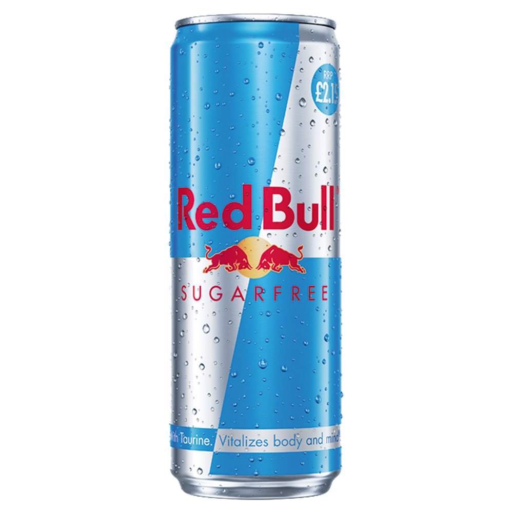 REDBULL SUGAR FREE (355ml x 12) £2.15