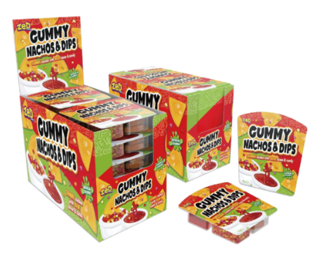 ZED CADY GUMMY NACHOS & DIPS (1X12) HALAL