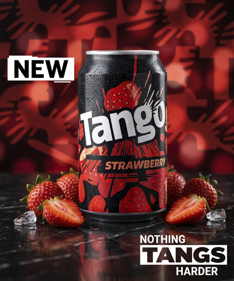 TANGO STRAWBERRY CAN (330ml x24)