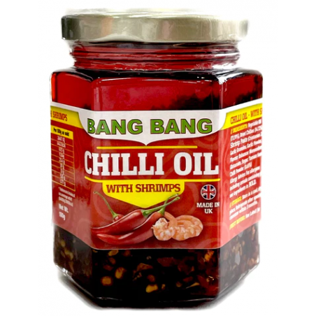 YZ BANG BANG CHILLI OIL WITH SHRIMPS (6X180g)