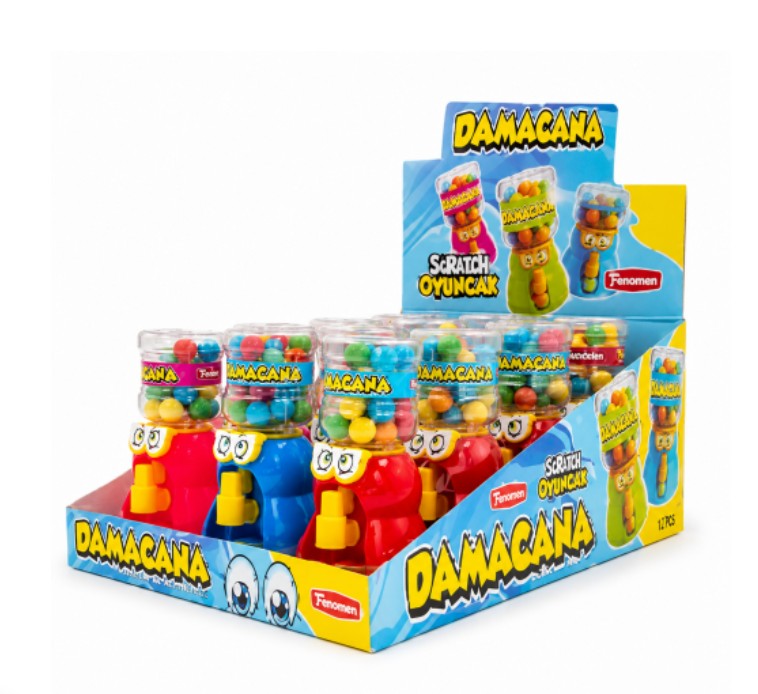 J CANDY TOYA DAMACAN GUMBALL (12 PCS)