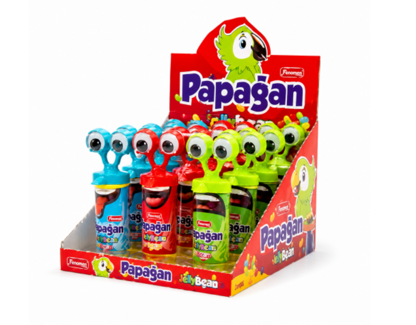 J CANDY TOYS PAPAGAN JELLY BEAN (12 PCS)