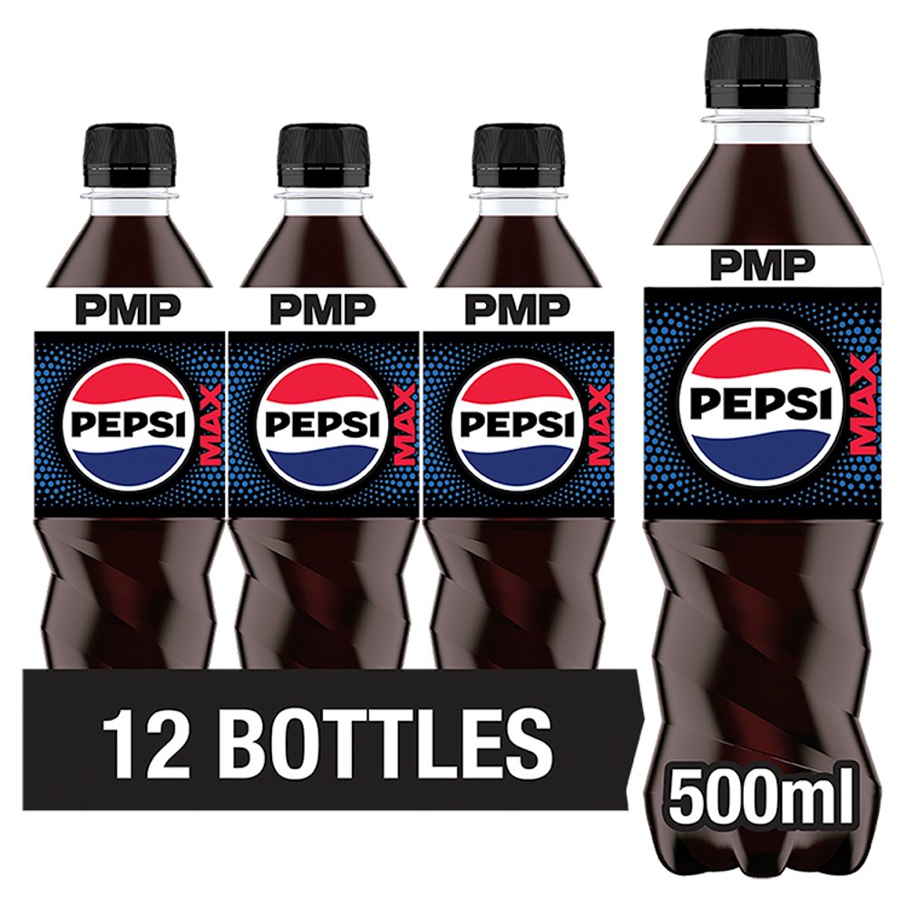 PEPSI MAX BOTTEL (500ml x12) £1.35