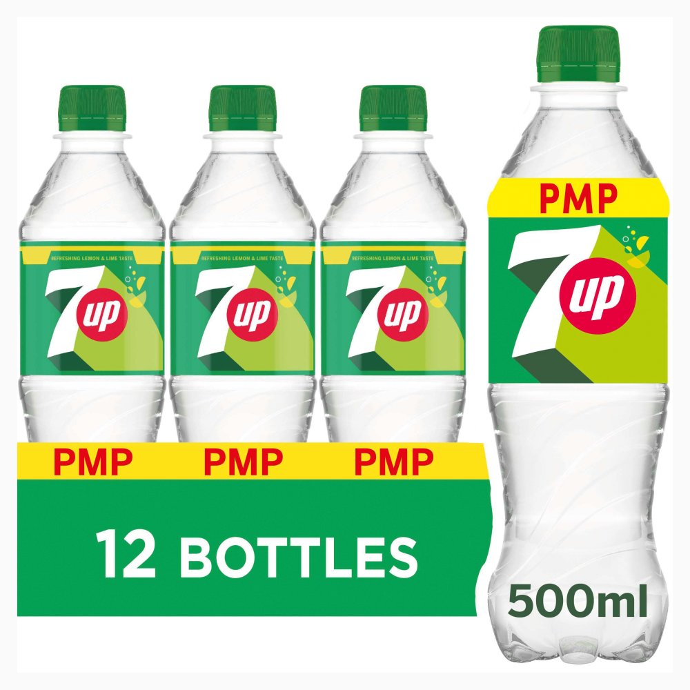 SEVEN UP-7UP (500ml x 12) £1.30