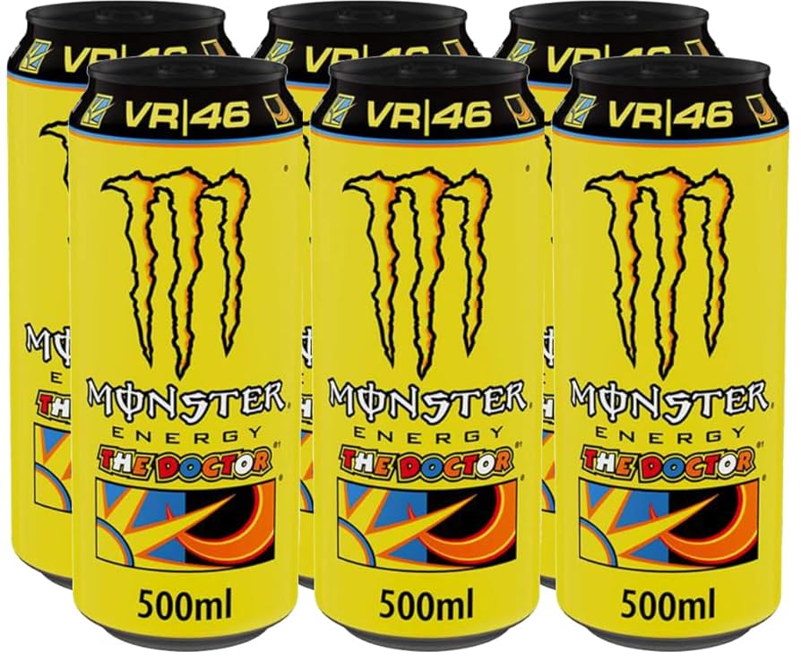 MONSTER DOCTOR ROSSI (500ml x12) £1.75 YELLOW