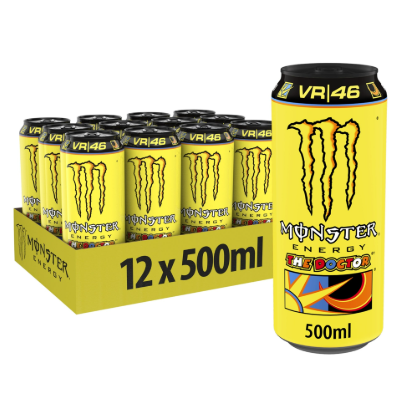MONSTER DOCTOR ROSSI (500ml x12) £1.85 YELLOW