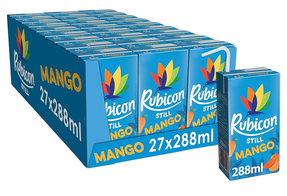 RUBICON MANGO CARTON (288ml x27) 79P
