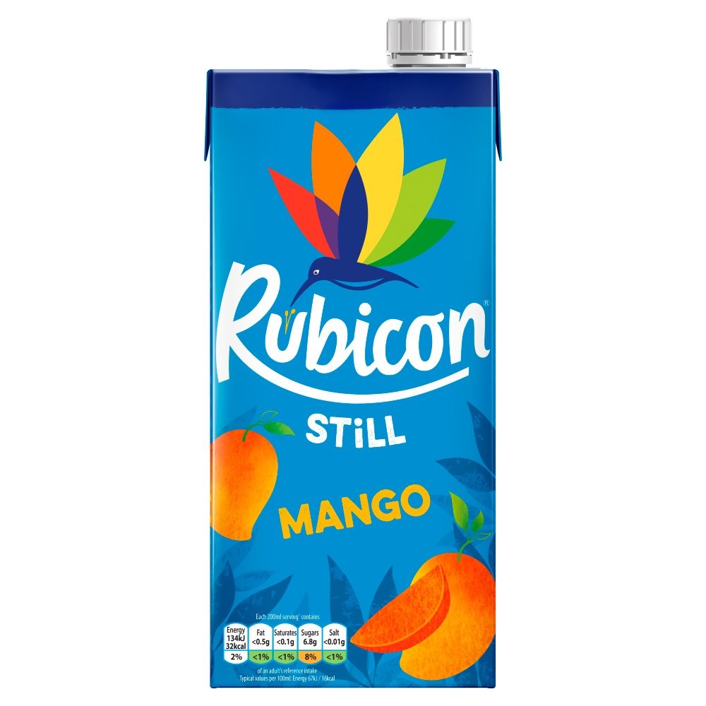 RUBICON MANGO CARTON (1Lit x12) £1.69