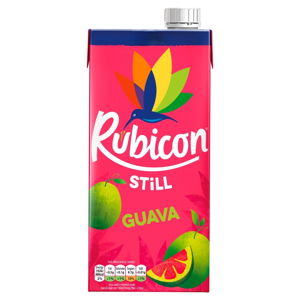 RUBICON GUAVA CARTON (1Lit x12) £1.59