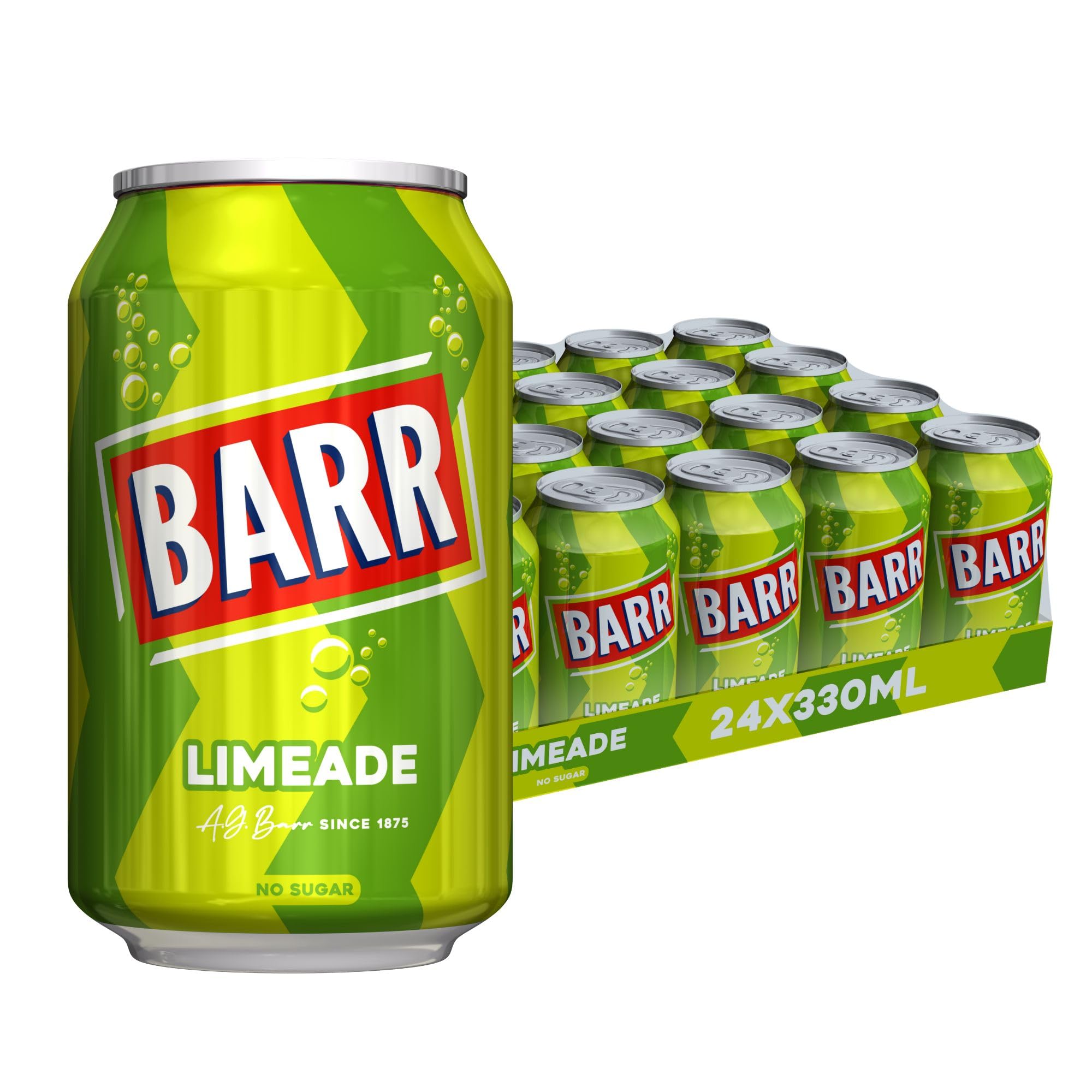 BARR CAN LIMEADE (330ml x24) 69P GREEN