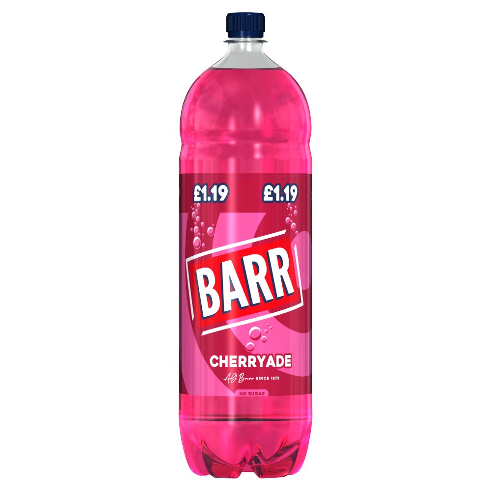 BARR CHERRYADE BIG BOTTEL (2Lit x6) £1.19