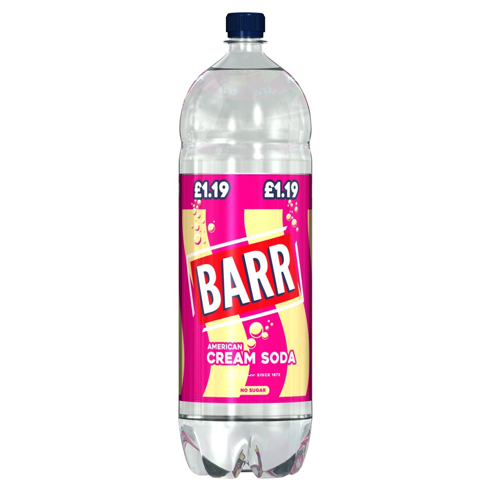 BARR CREAMSODA (2Lit x 6) £1.19