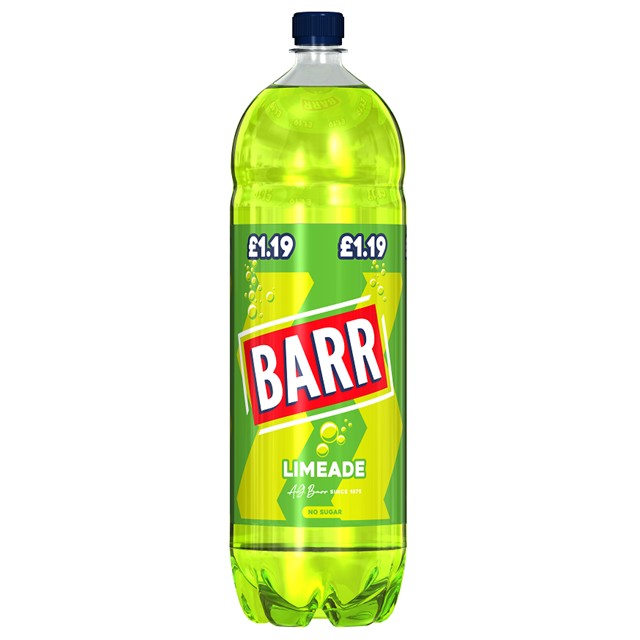 BARR LIMEADE  (2Lit x 6) £1.19 GREEN