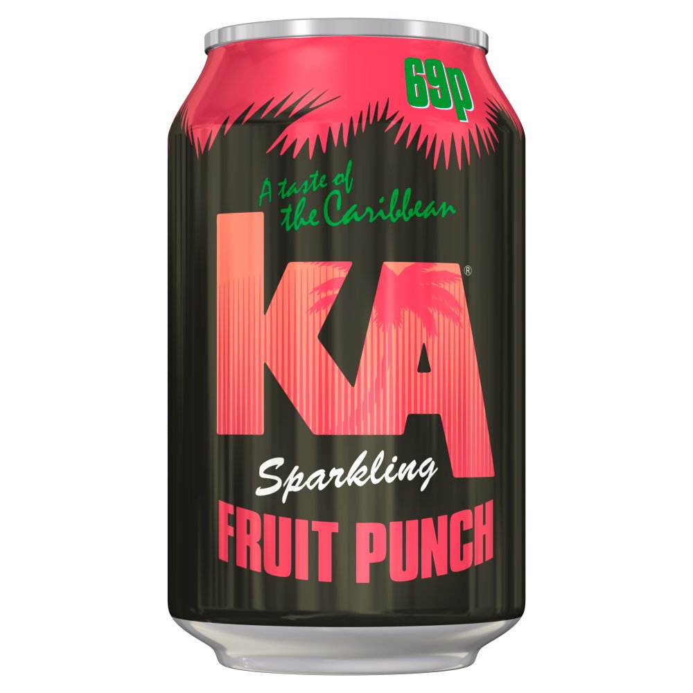 KA CAN FRUIT PUNCH CAN (330ml x 24) 69P