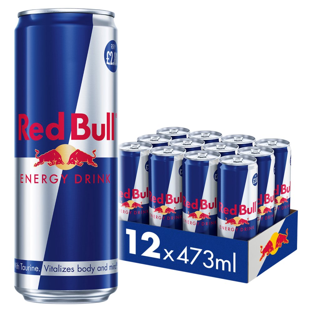 REDBULL (473ml x12) £2.65