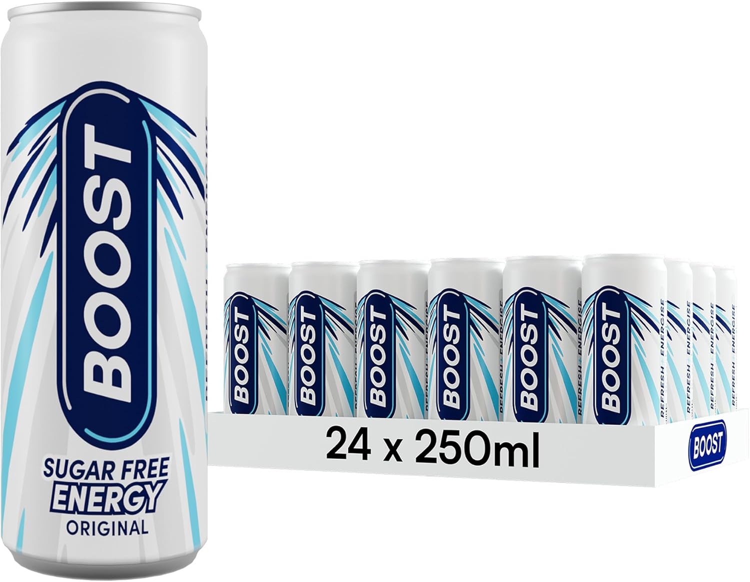 BOOST CAN SUGER FREE (250ml x 24) 75p