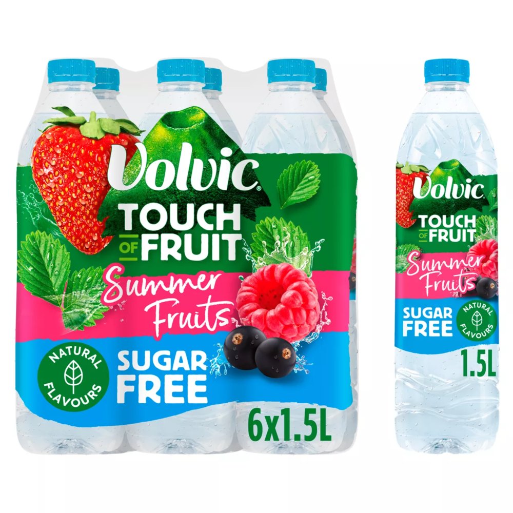 VOLVIC TOF SUMMER FRUIT (1.5Lit x6)