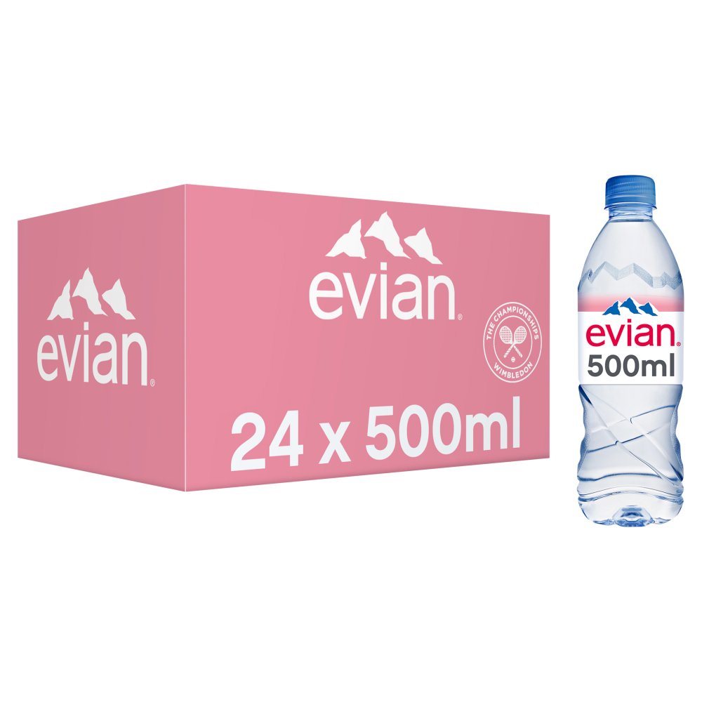 EVIAN WATER (500ml x 24)