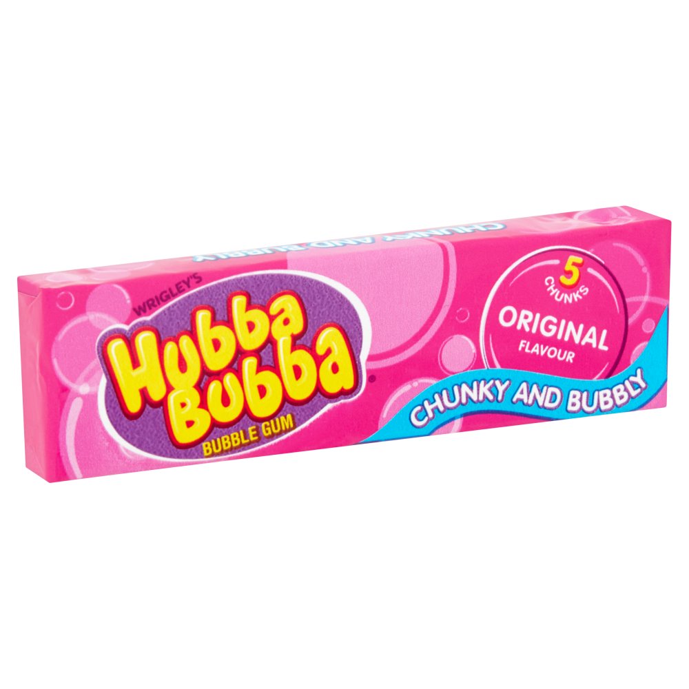 HUBBA BUBBA ORIGINAL (20pc x5) PINK BLOCK