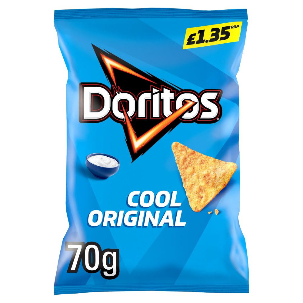 WALKERS DORITOS COOL ORIGINAL(18x70g) £1.35 300050525