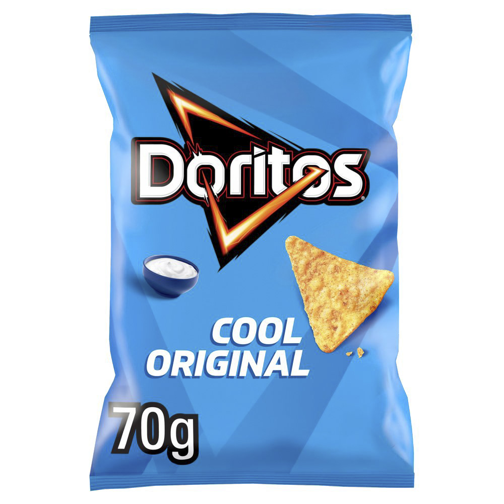 WALKERS DORITOS COOL ORIGINAL(18x70g) £1.49 300050525