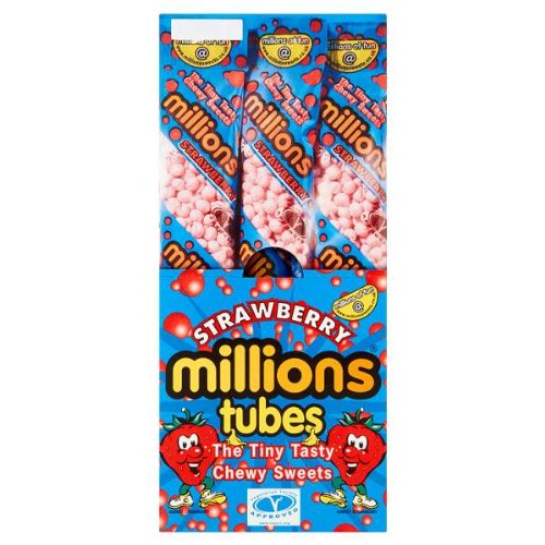 MILLIONS TUBES STRAWBERRY (12x55g)
