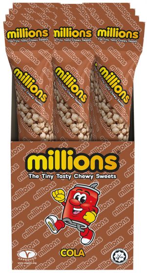 MILLIONS TUBES COLA (12 x 60g)