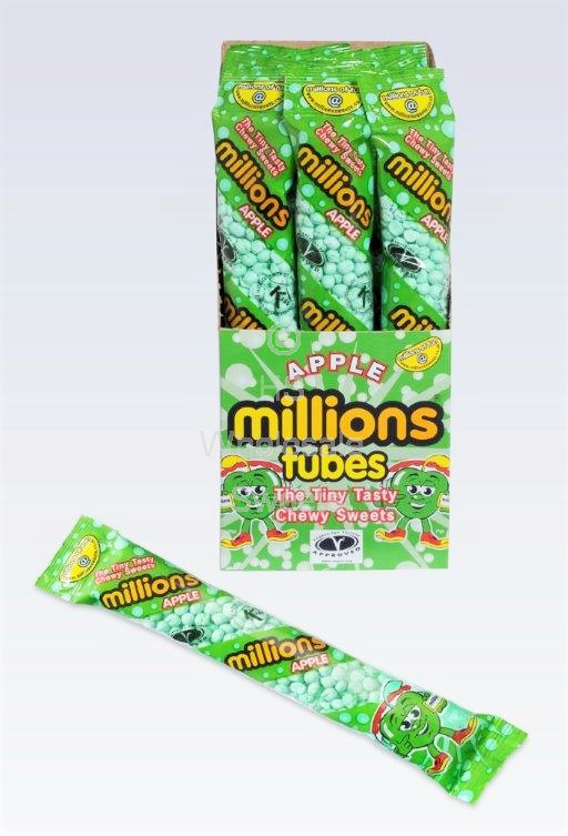 MILLIONS TUBES APPLE (12x55g)
