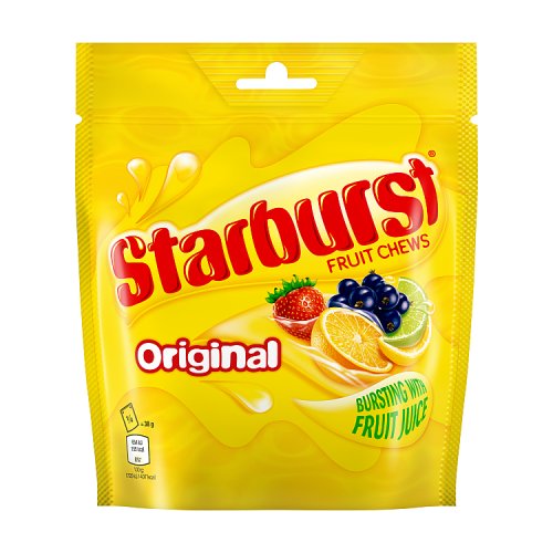 STARBURST BAGS ORIGINAL (12x141g) £1.35 YELLOW