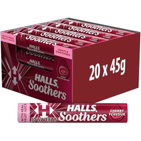 HALLS SOOTHERS CHERRY (20x45g)