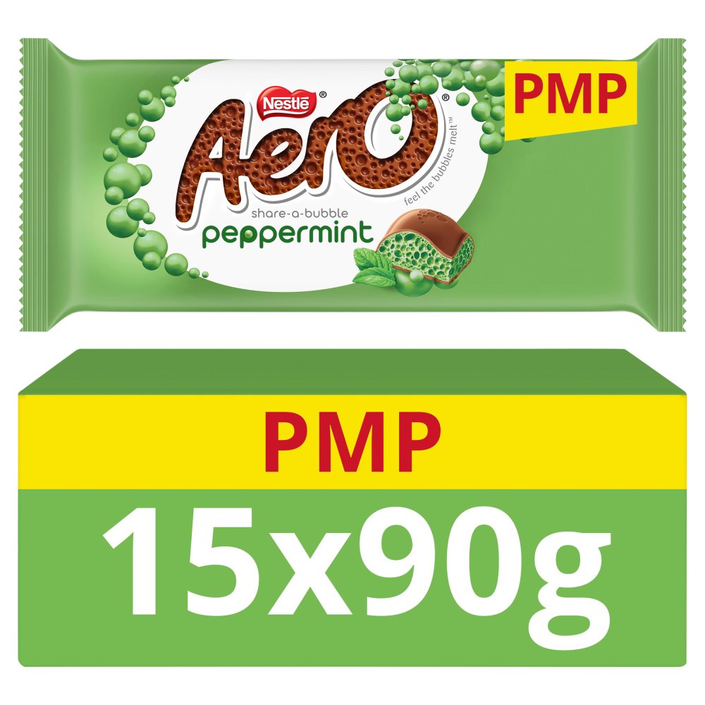 AERO BLOCK PEPPERMINT(15x90g) PM GREEN