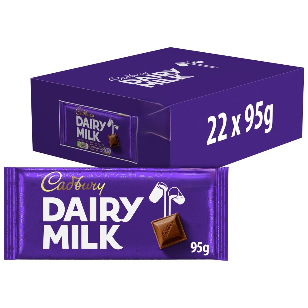 DAIRYMILK BLOCK ORIGINAL (22x95g) £1.95