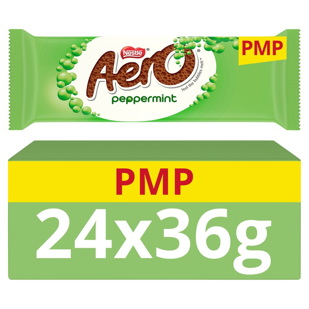 AERO STD PEPPERMINT (24x36g) 75P LIGHT GREEN