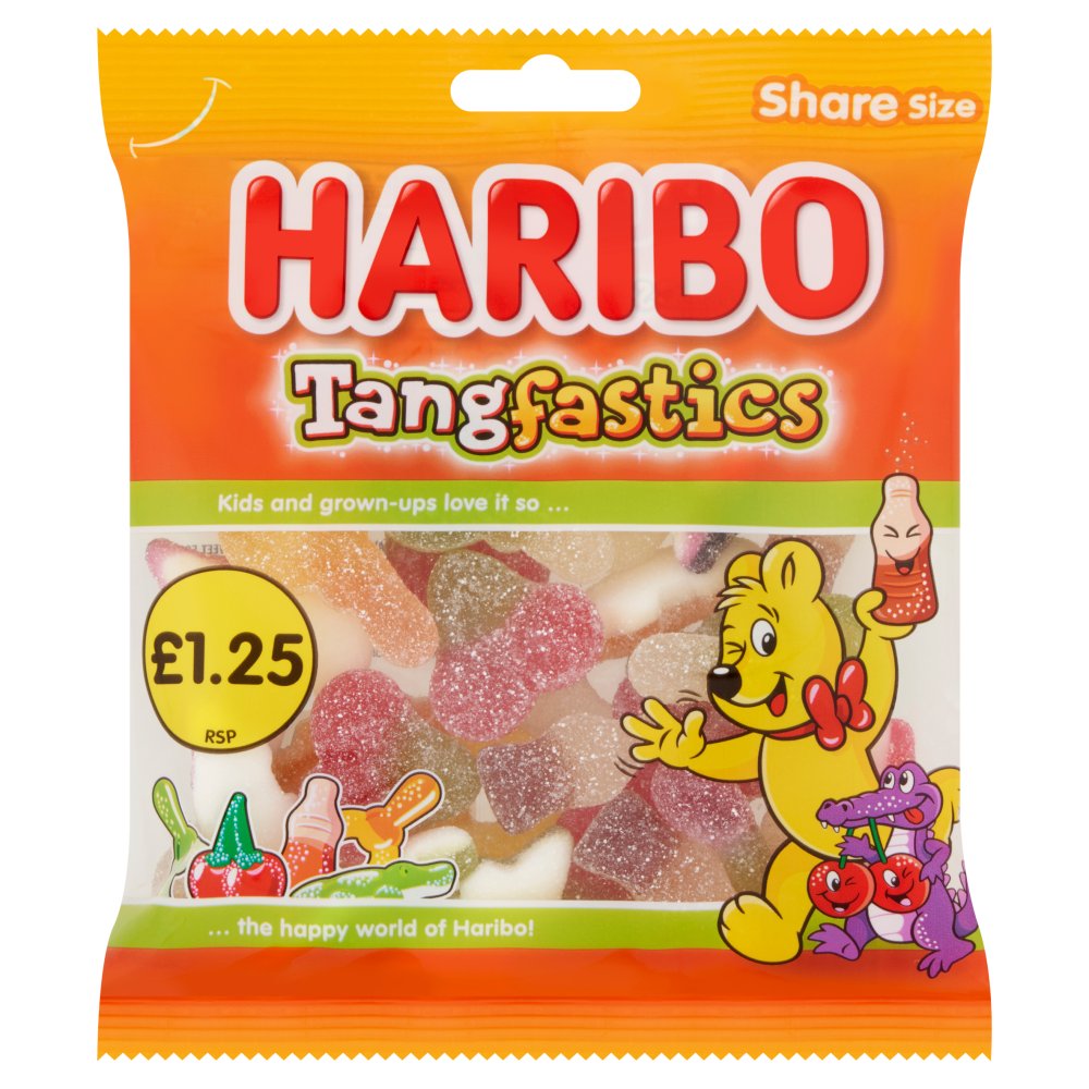 HARIBO TANGFASTICS BAGS (12 x140g) £1.25