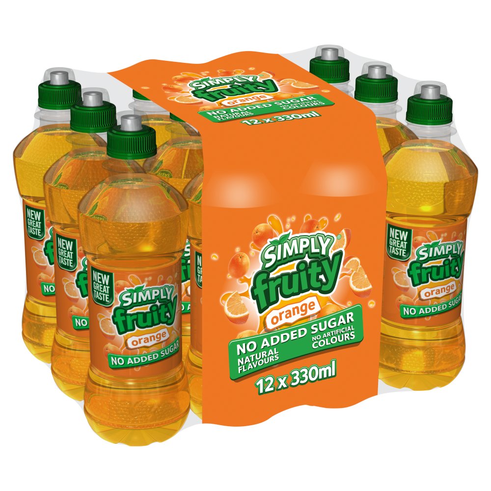 SIMPLY FRUITY ORANGE (330mlx12)