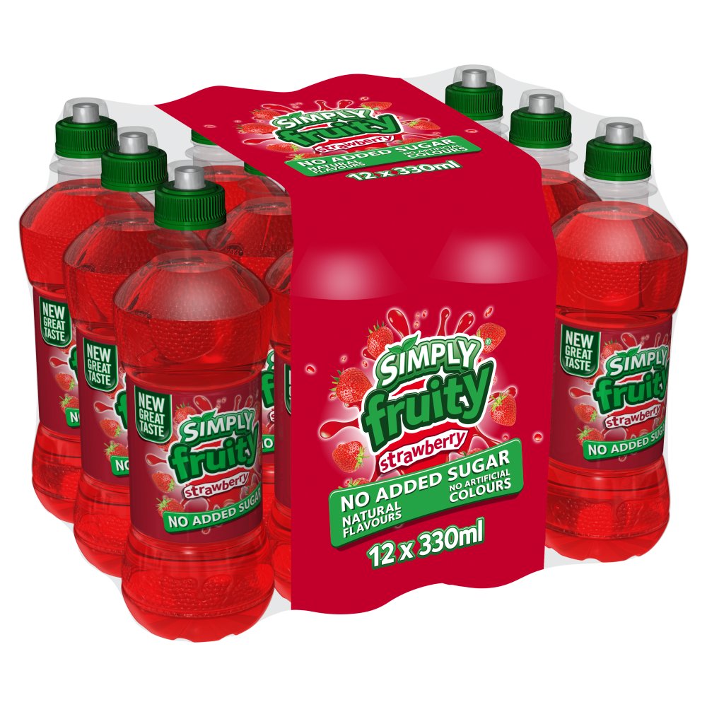 SIMPLY FRUITY STRAWBERRY (330mlx12)